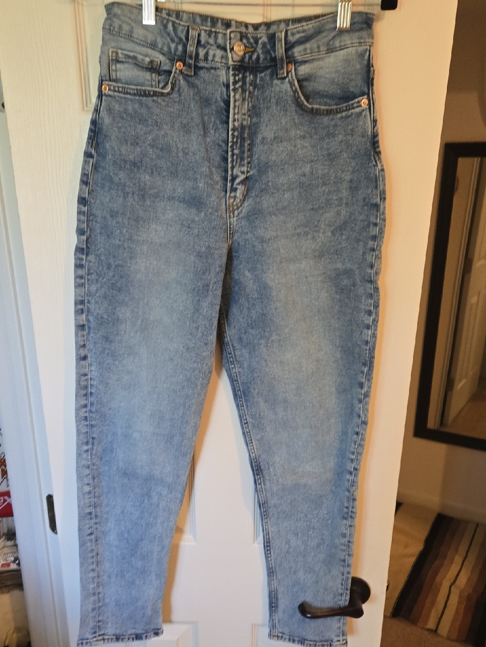 Divided Women's Light Blue Wash Mom Jeans
